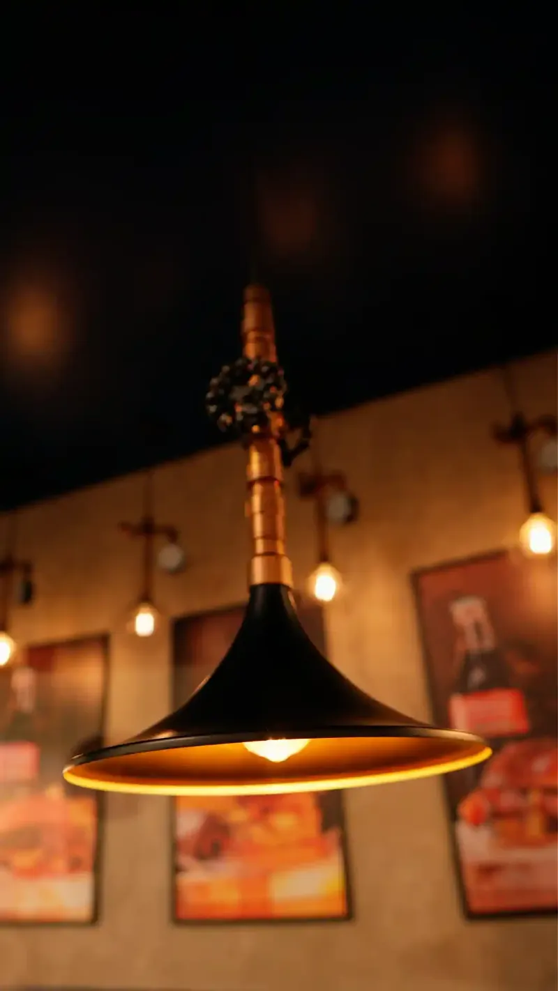 Luminárias de Cobre Feitas à Mão